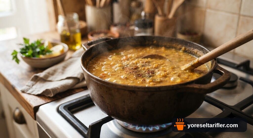 Mercimek ve Bulgurla Sağlıklı Pilav Tarifi — Adım 3