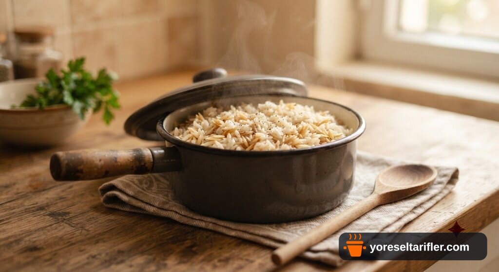 Mercimek ve Bulgurla Sağlıklı Pilav Tarifi — Adım 4