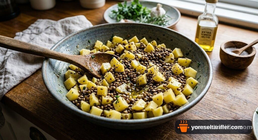 Mercimekli Patates Püresi Tarifi — Adım 1