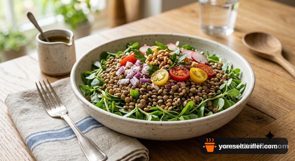 Mercimekli Semizotu Salatası Tarifi — Adım 2