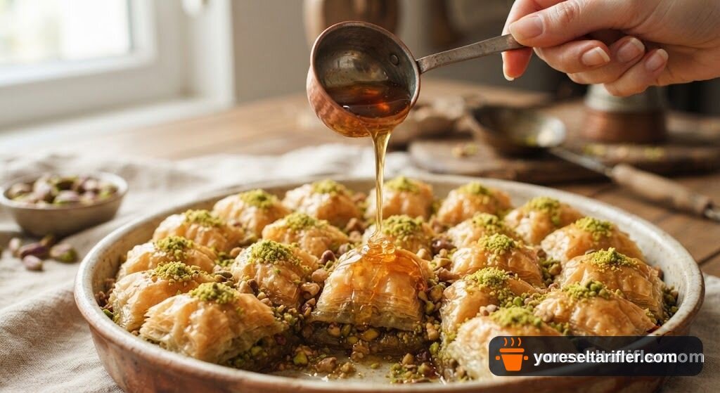 Mini Baklava Kalıpları Şerbetli Tarifi — Adım 5