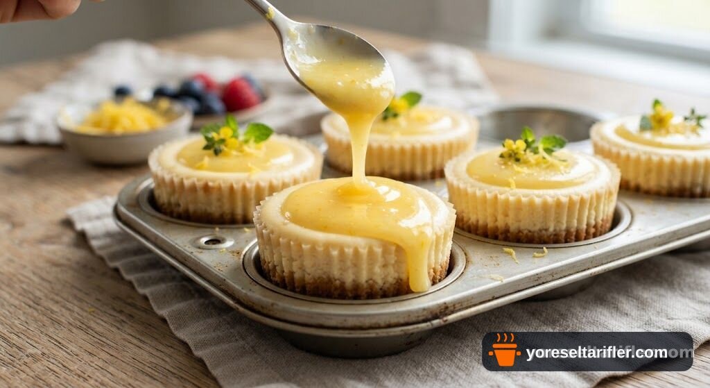 Mini Limon Soslu Cheesecake Tarifi — Adım 18