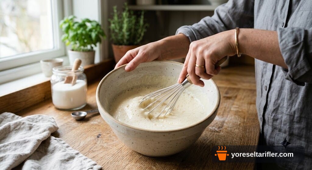 Mis Kokulu Çilek Soslu Tart Kek Tarifi — Adım 1