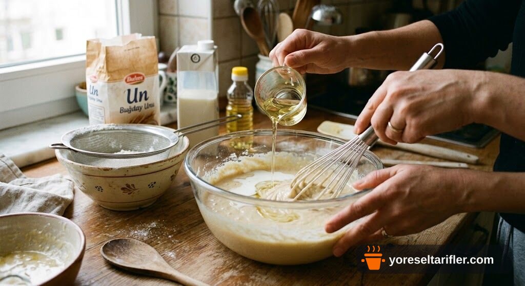 Mis Kokulu Çilek Soslu Tart Kek Tarifi — Adım 2