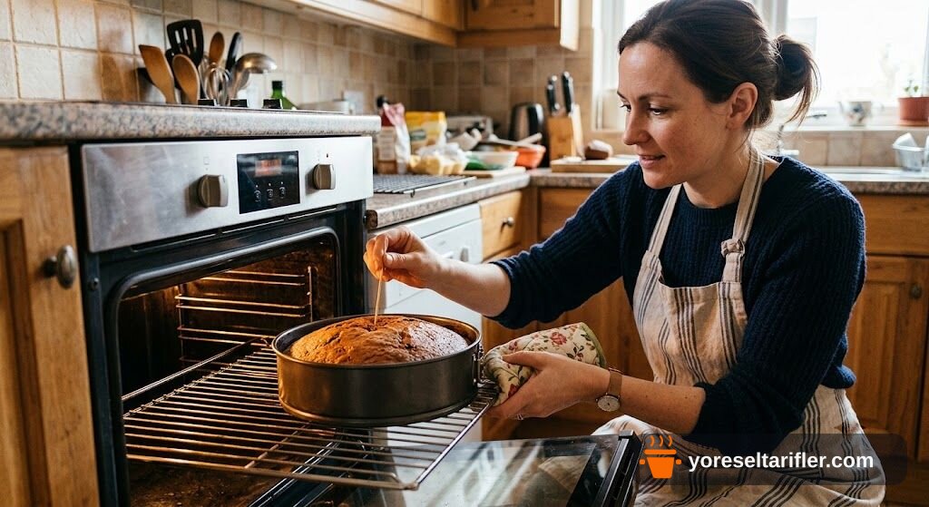 Mis Kokulu Çilek Soslu Tart Kek Tarifi — Adım 7