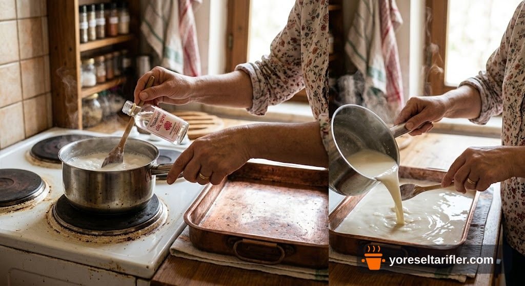Mis Kokulu Gül Suyu Güllaç Tarifi — Adım 1