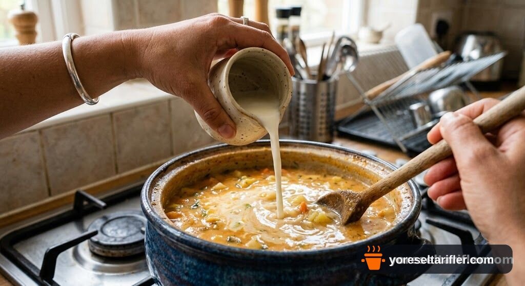 Mısır Unu Çorbası Tarifi — Adım 2