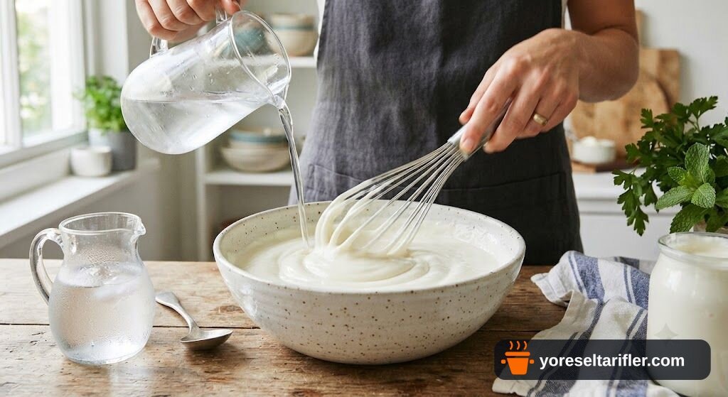 Mısırlı Bulgurlu Salatalık Çorbası Tarifi — Adım 1