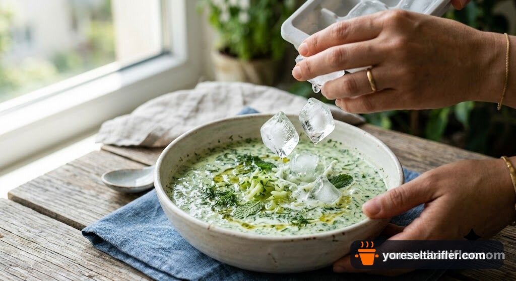 Mısırlı Bulgurlu Salatalık Çorbası Tarifi — Adım 4