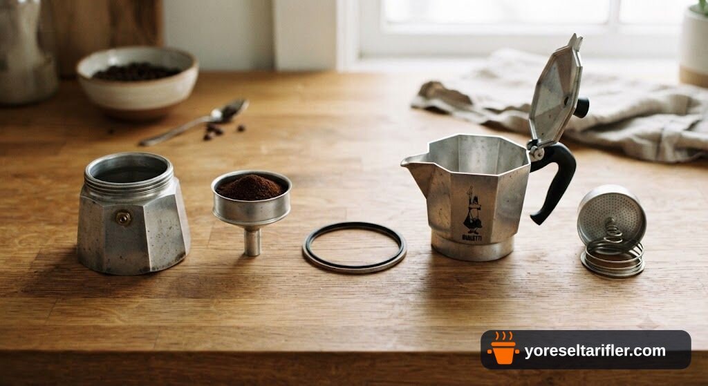 Moka Pot Kahve Tarifi — Adım 1