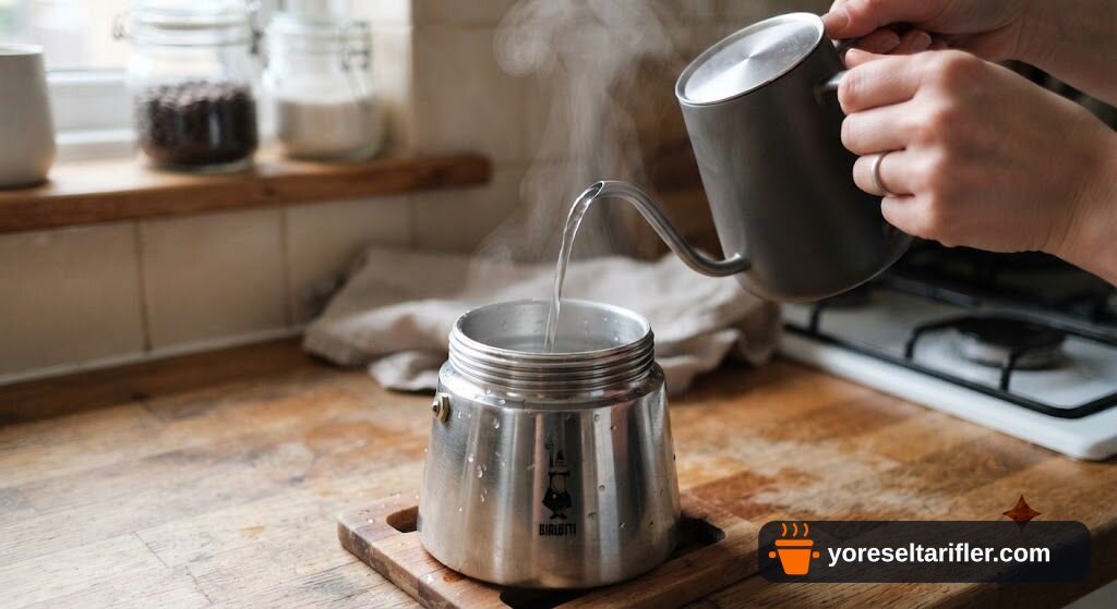 Moka Pot Kahve Tarifi — Adım 2