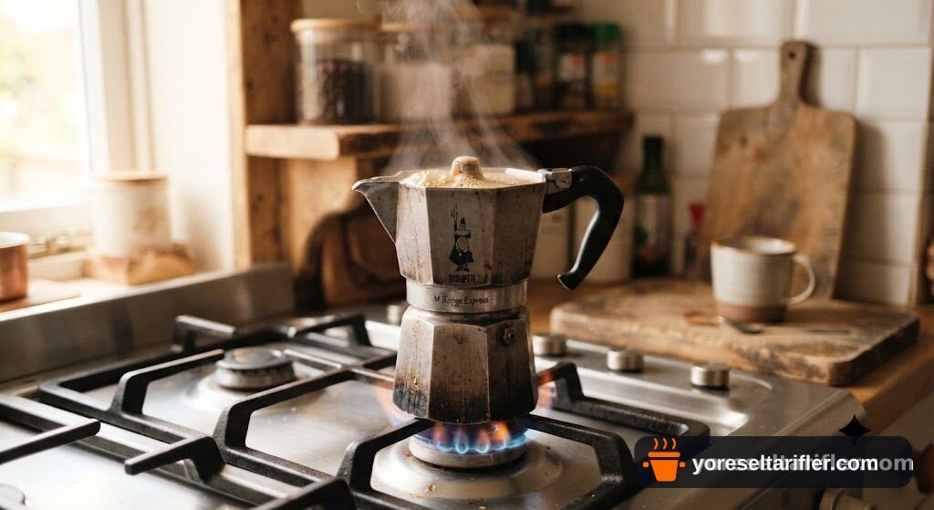 Moka Pot Kahve Tarifi — Adım 5
