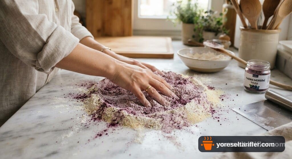 Mor Fettuccine Makarna Tarifi — Adım 2