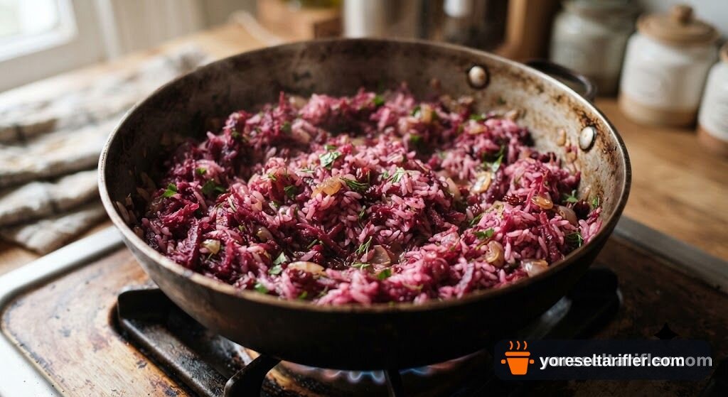 Mor Havuçlu Kremamsı Yayla Çorbası Tarifi — Adım 1