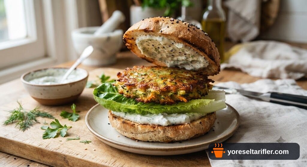 Mücver Burger Tarifi — Adım 7