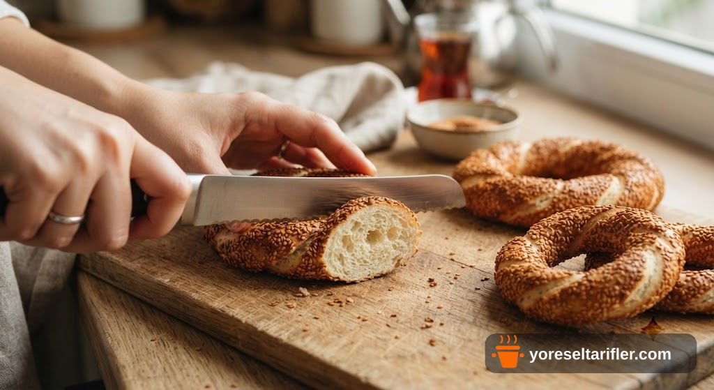 Muffin Kalıbında Simit Çanağı Tarifi — Adım 1