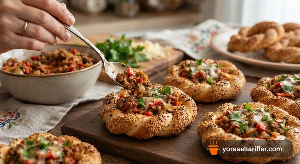 Muffin Kalıbında Simit Çanağı Tarifi — Adım 4