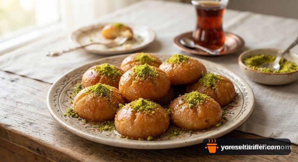 Muhallebili Şekerpare Tarifi — Adım 5