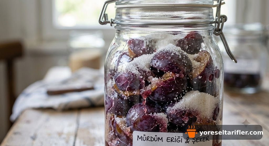 Mürdüm Eriği Reçeli Tarifi — Adım 2