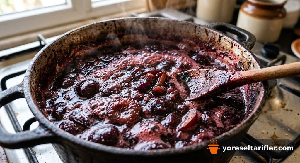Mürdüm Eriği Reçeli Tarifi — Adım 5
