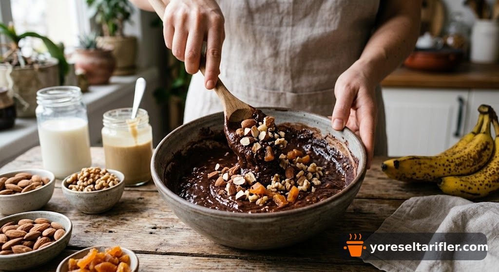 Muzlu Fit Brownie Tarifi (Hafif ve Kolay) — Adım 4