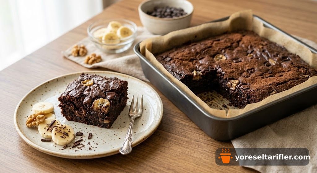 Muzlu Fit Brownie Tarifi (Hafif ve Kolay) — Adım 6
