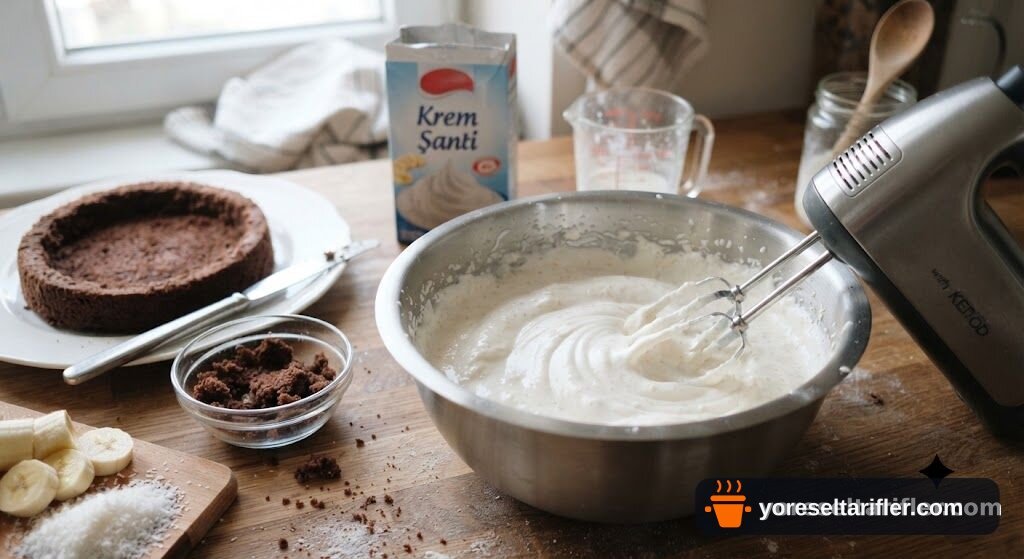 Muzlu Hindistan Cevizi Kremalı Köstebek Pasta Tarifi — Adım 5
