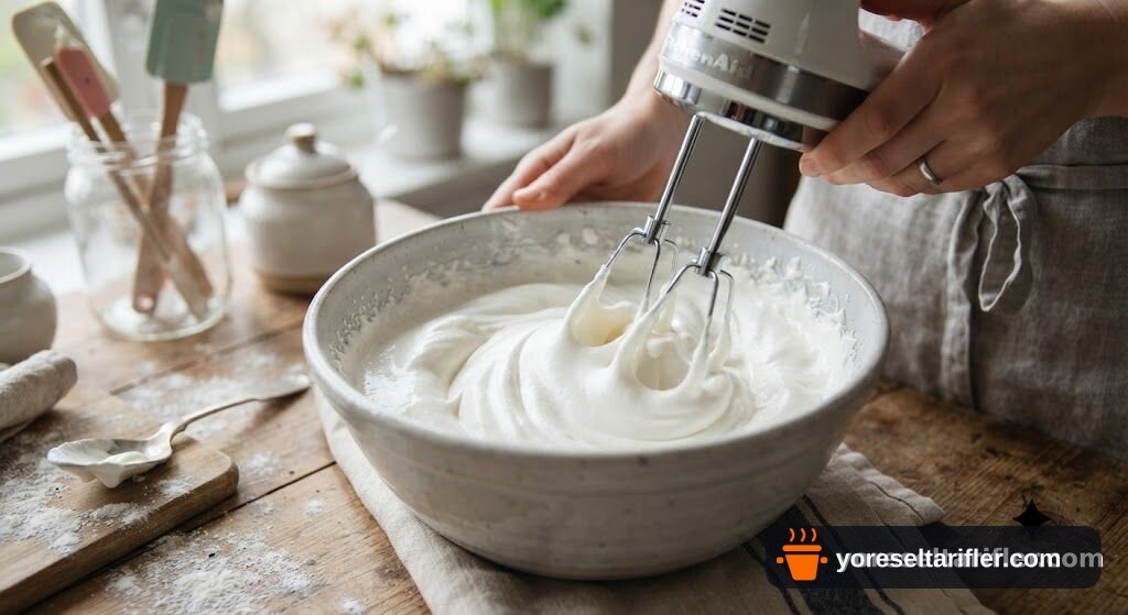Muzlu Lorlu Üçgen Pasta Tarifi — Adım 1