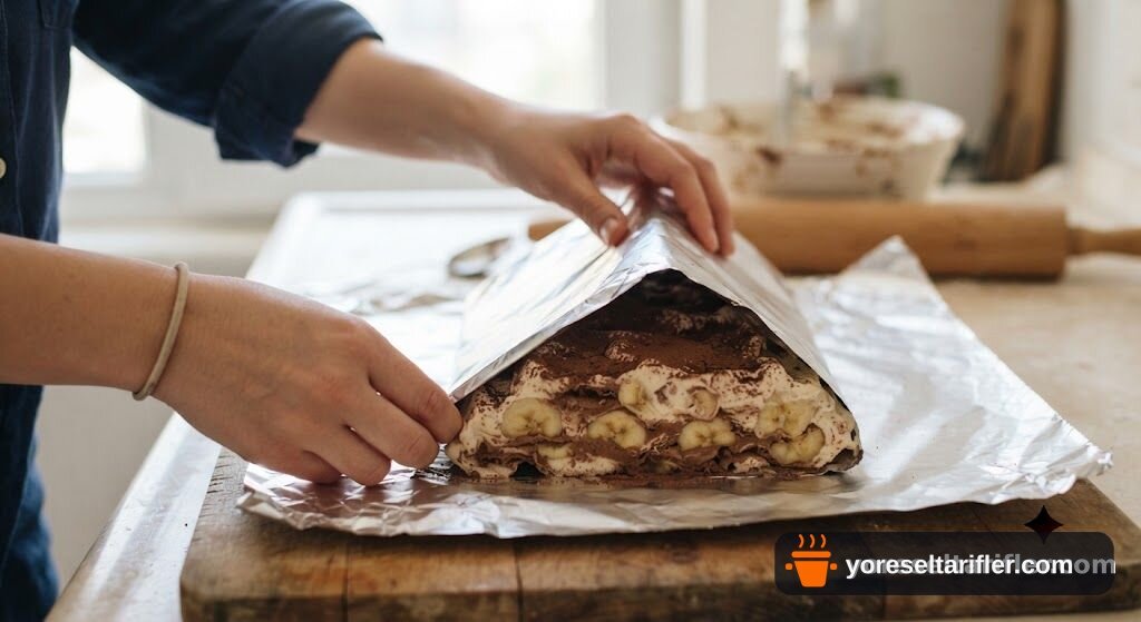 Muzlu Lorlu Üçgen Pasta Tarifi — Adım 5