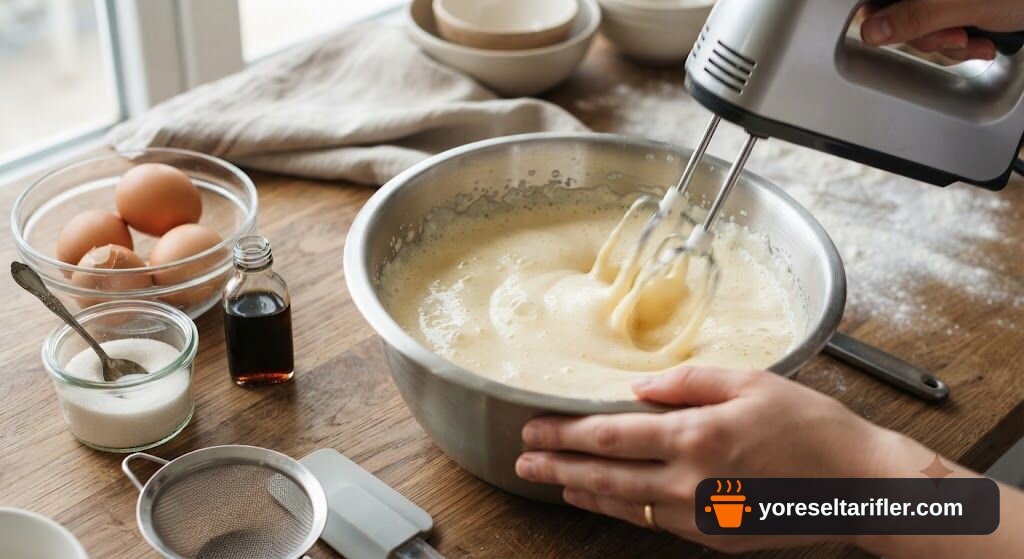 Muzlu Rulo Pasta Tarifi — Adım 1