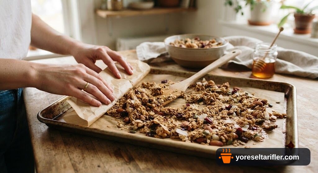 Muzlu Yulaf Ezmesi Fit Tartolet Tarifi — Adım 2