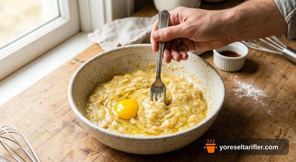 Muzlu Yulaflı Çikolatalı Kurabiye Tarifi — Adım 2