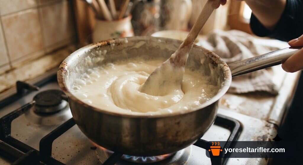 Muzun Şirin Sürpriziyle 3 Katlı Muhallebili Pasta Tarifi — Adım 2