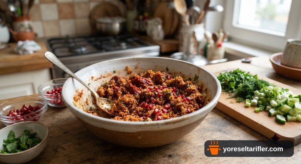 Nar Taneli Kısır Salatası Tarifi — Adım 3