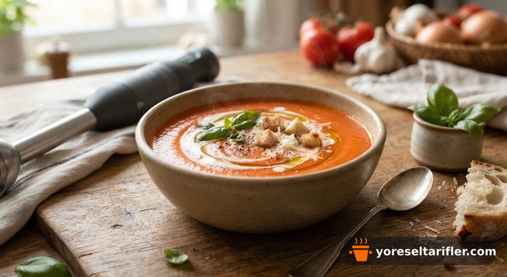 Nefis Domates Çorbası Tarifi — Adım 10