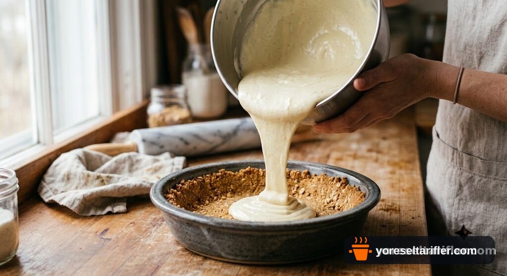 Negrolu Pişmeyen Cheesecake Tarifi — Adım 8