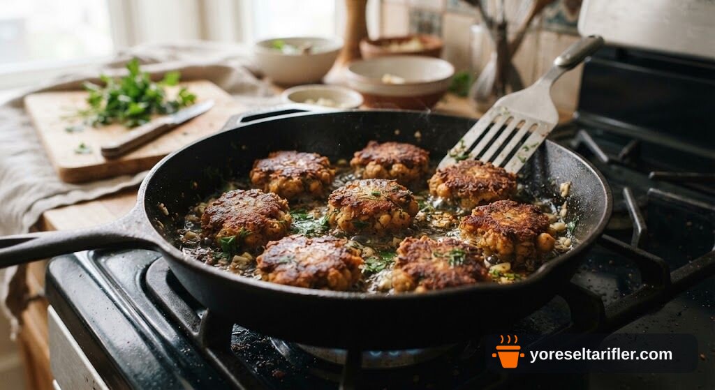 Nohut Mantar Burger Köftesi Tarifi — Adım 6