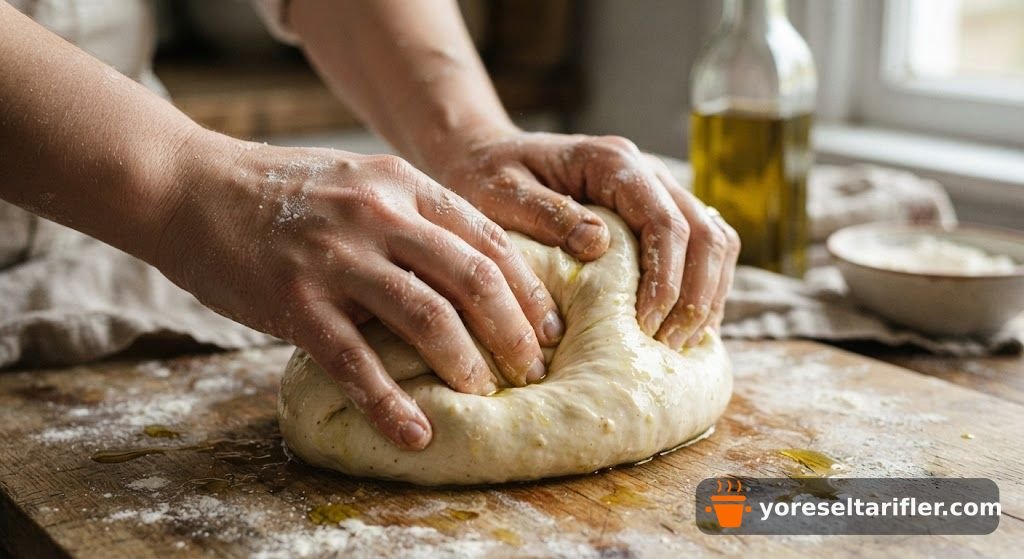 Nohut Unlu Soğanlı Poğaça Tarifi — Adım 2