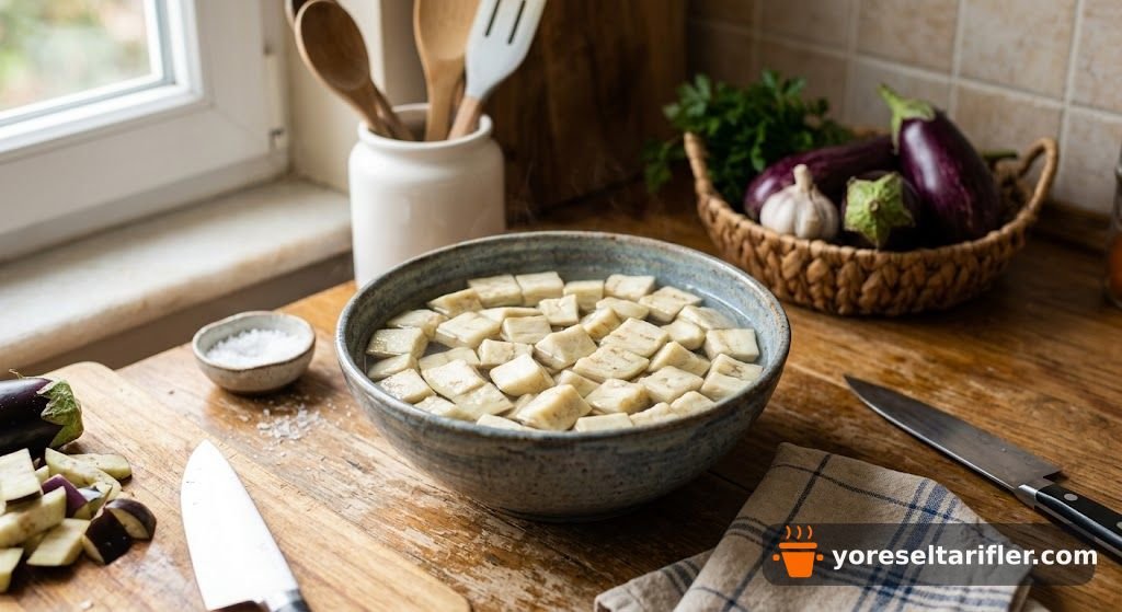 Nugget Görünümlü Patlıcan Tarifi — Adım 1