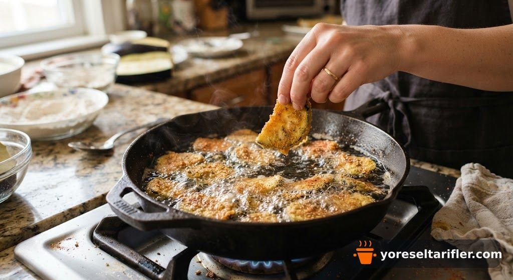 Nugget Görünümlü Patlıcan Tarifi — Adım 5