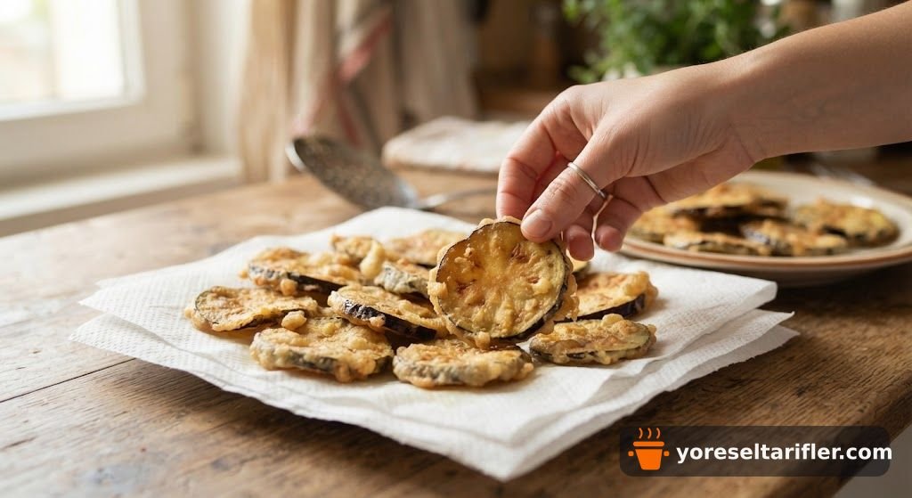Nugget Görünümlü Patlıcan Tarifi — Adım 6