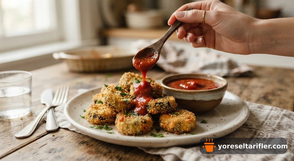 Nugget Görünümlü Patlıcan Tarifi — Adım 7