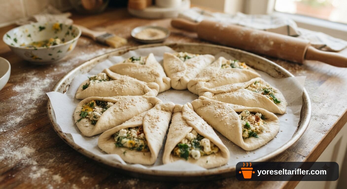 Omletli Kahvaltılık Bohçalar Tarifi — Adım 16