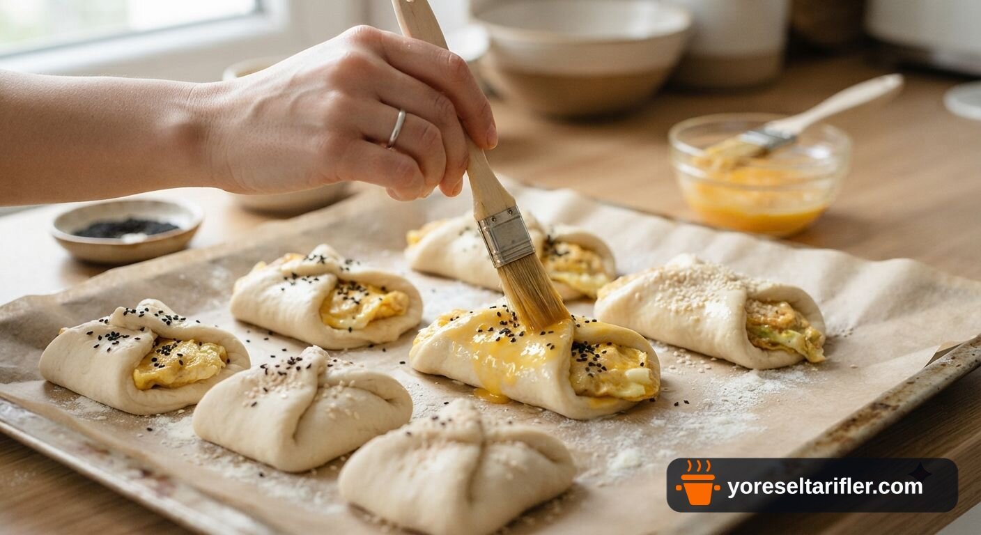 Omletli Kahvaltılık Bohçalar Tarifi — Adım 19