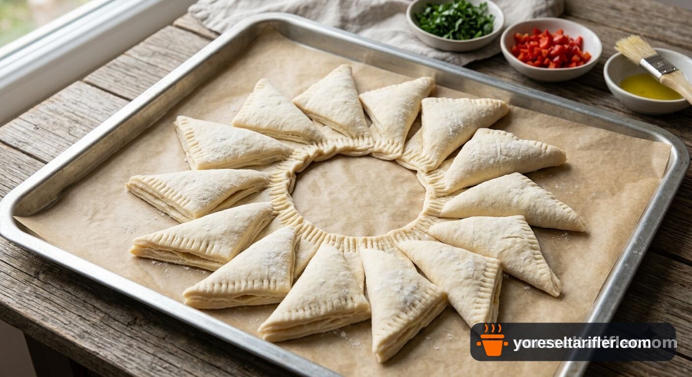 Omletli Kahvaltılık Bohçalar Tarifi — Adım 5