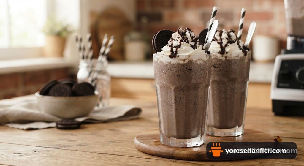 Oreo Milkshake Tarifi — Adım 3