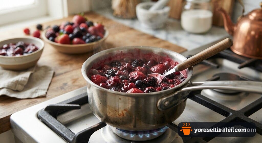 Orman Meyveli Creme Brulee Tarifi — Adım 6