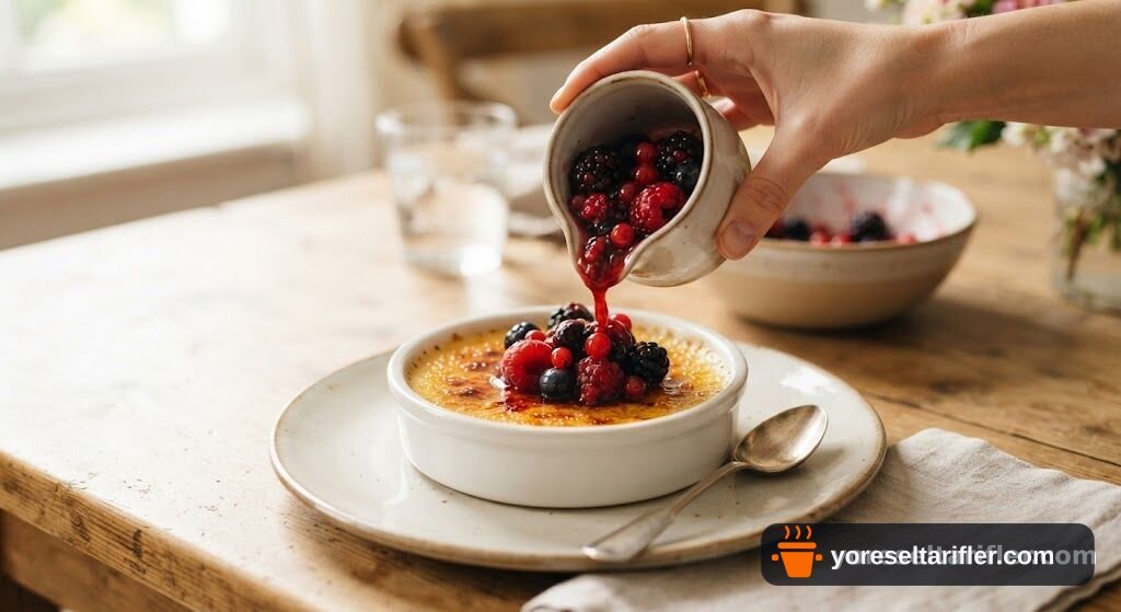 Orman Meyveli Creme Brulee Tarifi — Adım 7