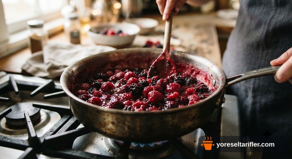 Orman Meyveli Fındıklı Cheesecake Tarifi — Adım 14