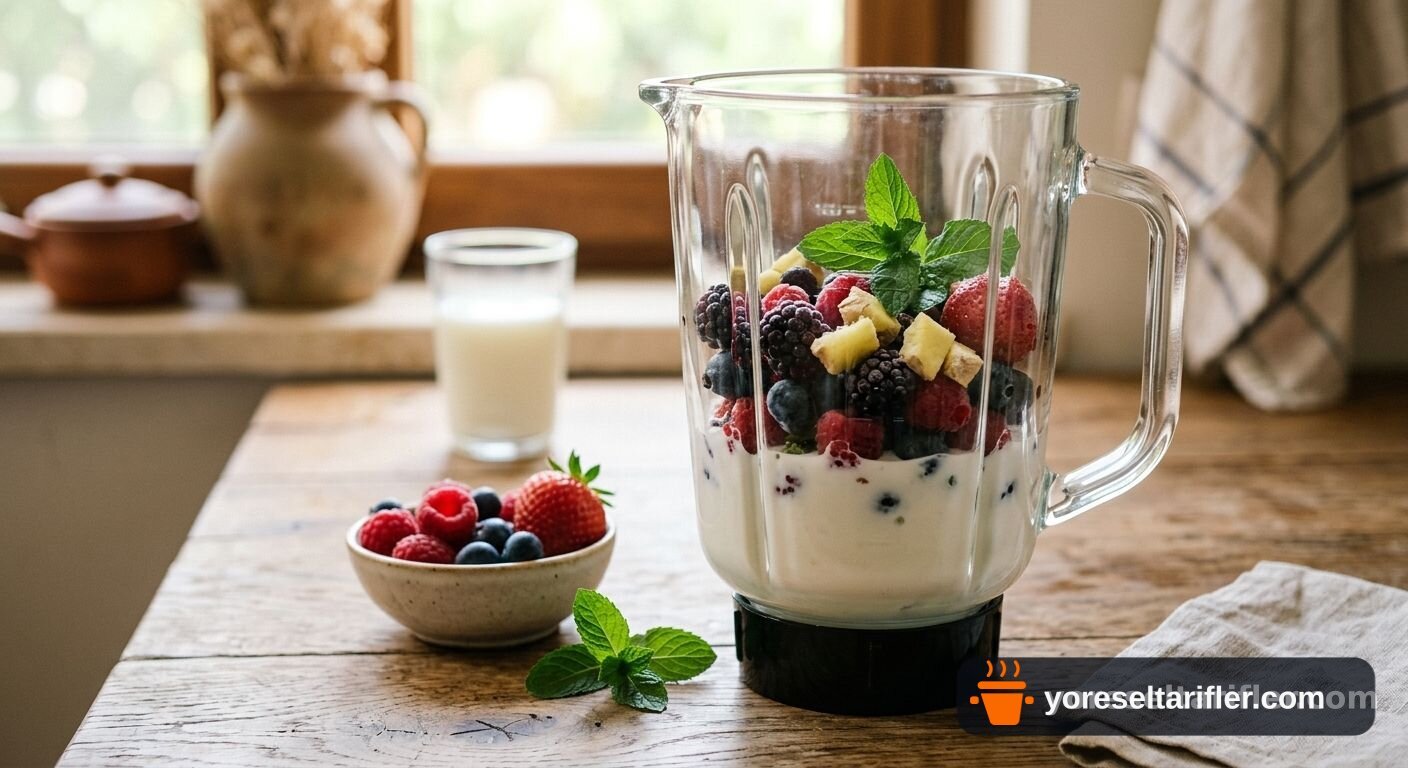 Orman Meyveli Smoothie Tarifi — Adım 4
